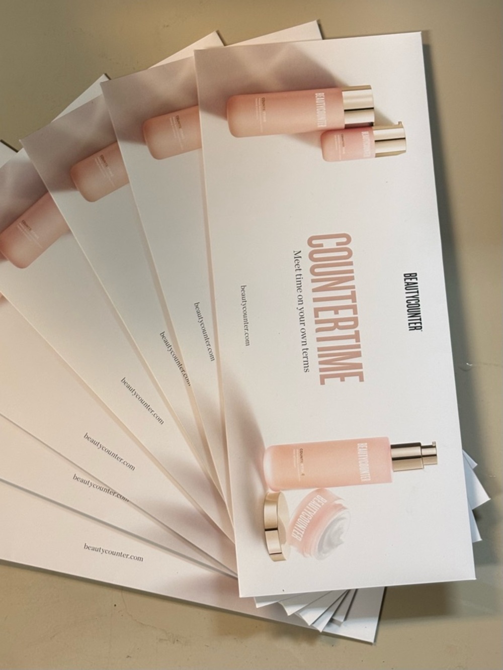 7 Counter Brand Countertime Sample Sets, 4 samples in each set